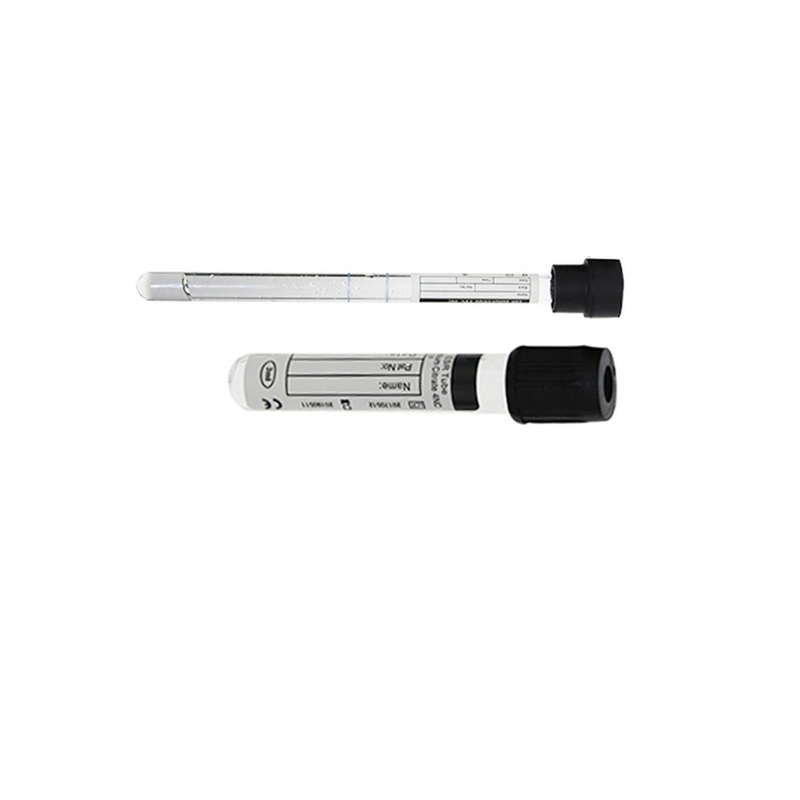 Трубка анализа крови цвета 1.28ml Westergren ESR черноты лаборатории клиники