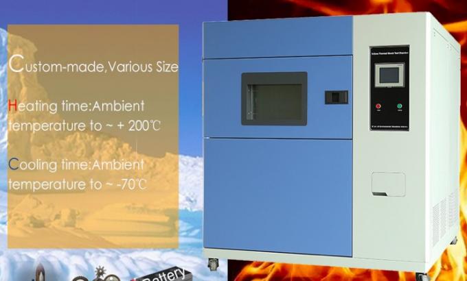 Камера 220v 50hz 0 3-коробки высокой точности холодная и термальная ударного испытания