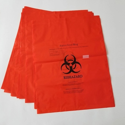 Отброс Biohazard медицинского PE пластиковый кладет в мешки для больницы/лаборатории