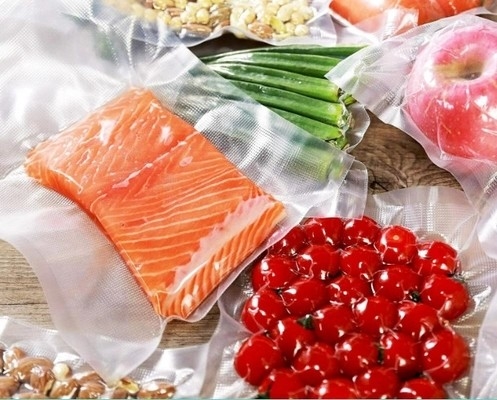 Замороженные продукты полиэтиленового пакета QS уплотнения PE горячие подгоняют бренд BPA свободный