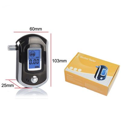 Тестер цифров Breathalyer Acohol управлением MCU с мундштуком