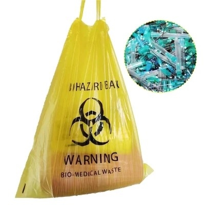 Сумки отброса Biodegradable устранимого Biohazard LDPE/HDPE