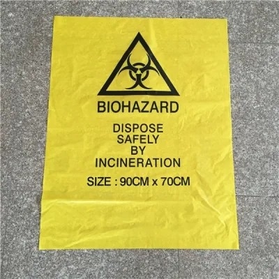 Сверхмощный красный желтый устранимый Biohazard автоклава кладет в мешки для клиники